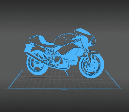 Ducati - 750 Paso Wall Art 3d model