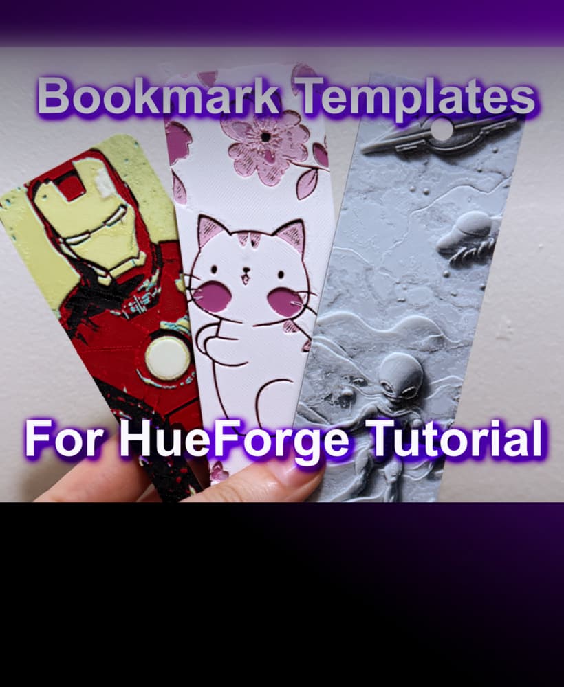 Bookmark Templates 3d model