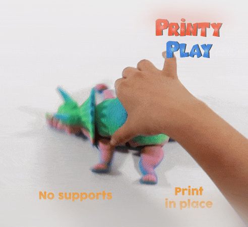 FLEXI TRICERATOPS 3d model