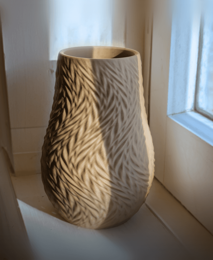 Sitou Vase - Flowing Wheat Vase 3d model