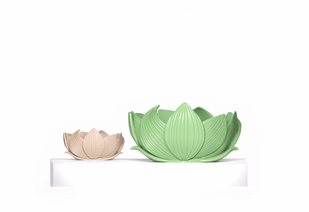 Forest Leaf Bowl — Organic Nature Decor 3d model