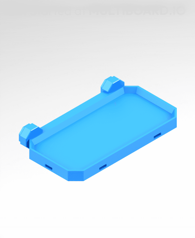 4x2 MU - Simple Bolt-Locked Shelf 3d model
