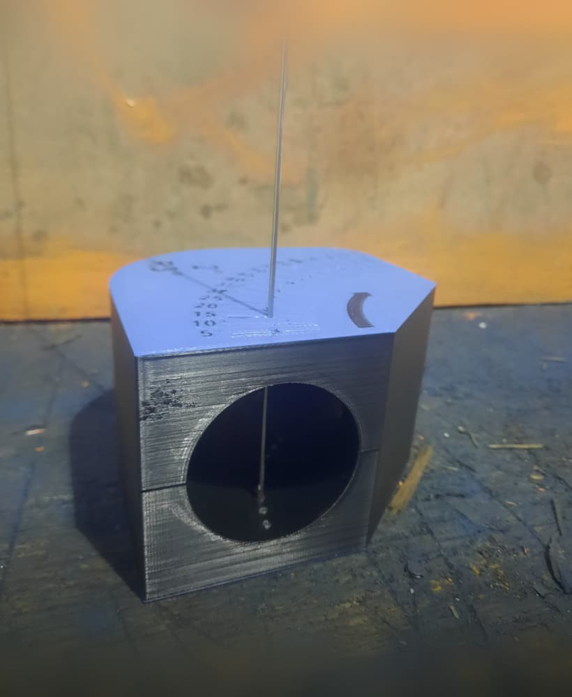 2" 90 degree cuting jig 3d model