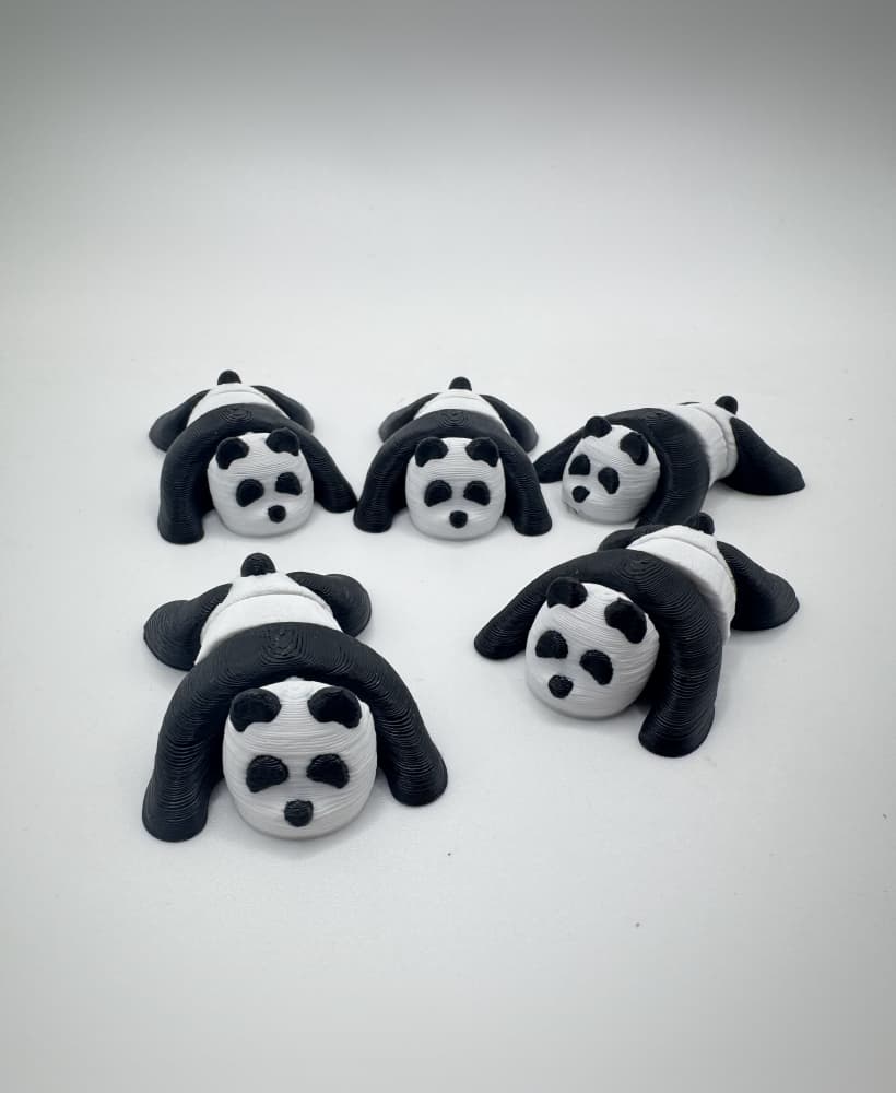 Articulated Panda (No support, 3mf included) 3d model