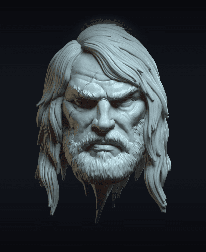 Outback v1 Action Figure Head 3d model