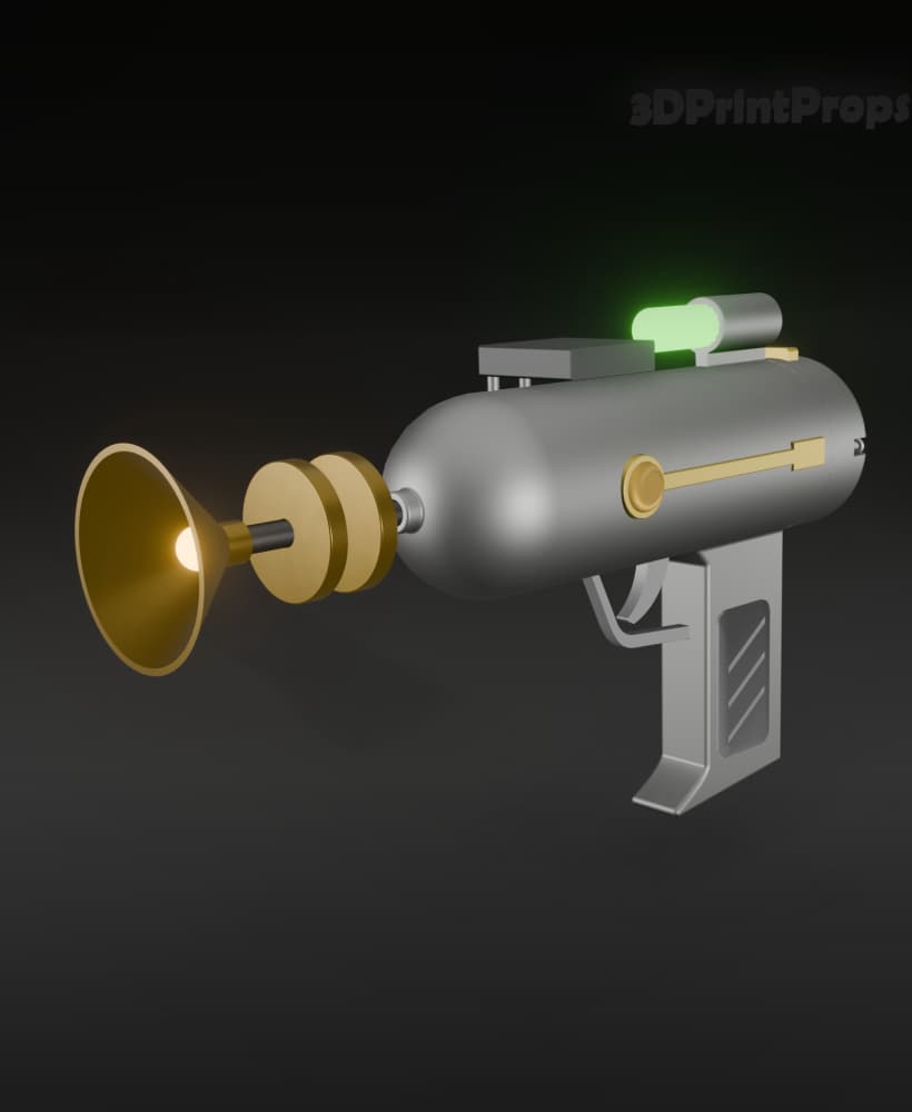 Rick's laser gun 3d model