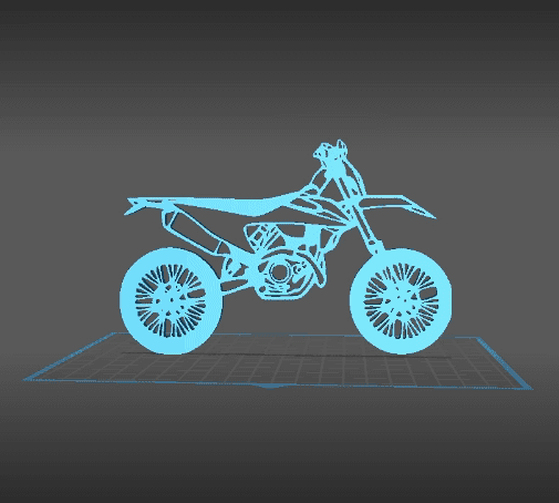KTM - EXCF Wall Art 3d model
