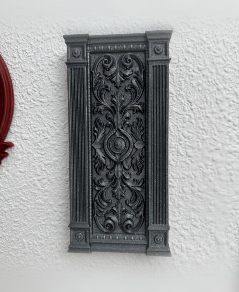 Versailles Plaque Victorian Gothic Wall Decor 3d model