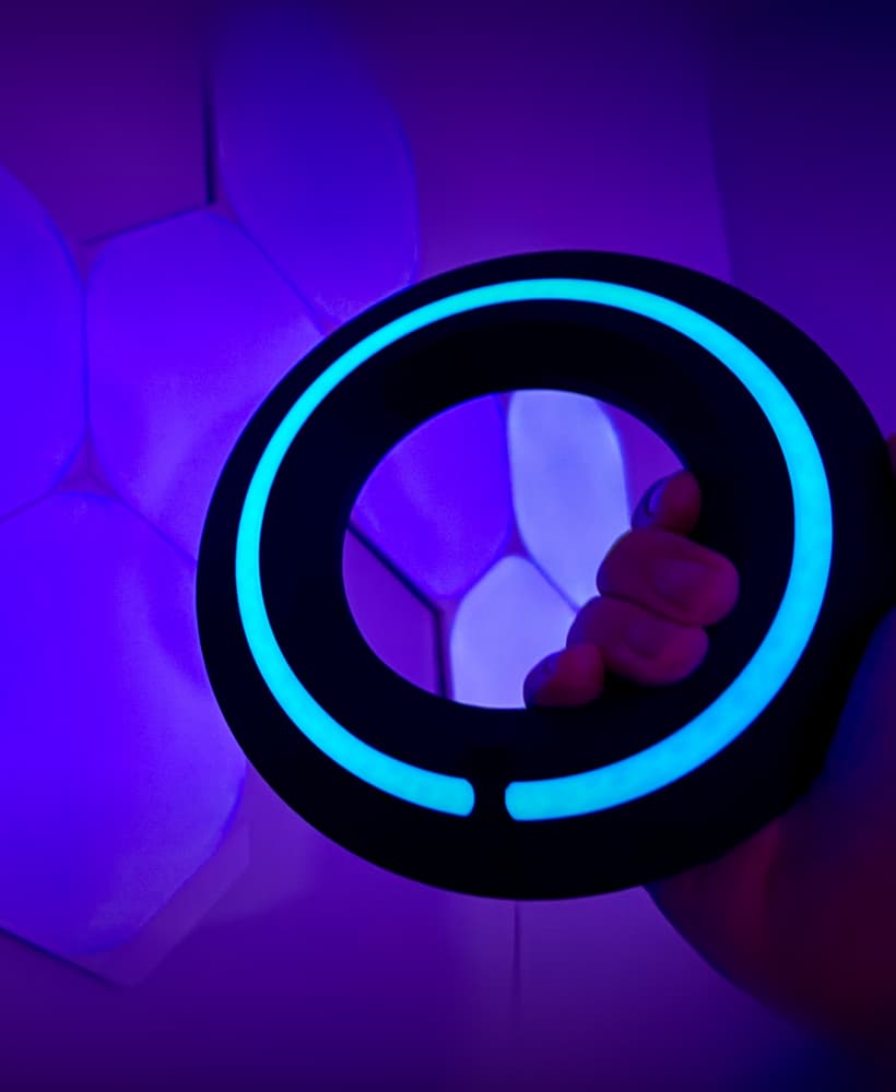 Glowing TRON Identity Disc (NO AMS, NO SUPPORTS) 3d model