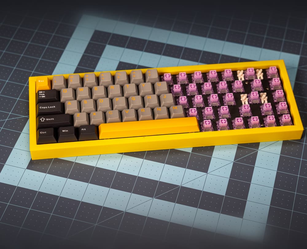 MAD68HE and ACE68HE Simple Keyboard Case 3d model