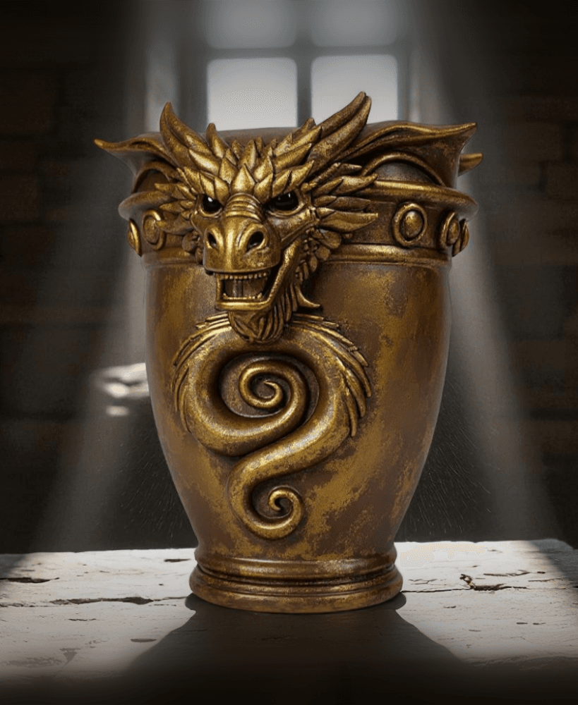Dragon Guardian Bowl 3d model