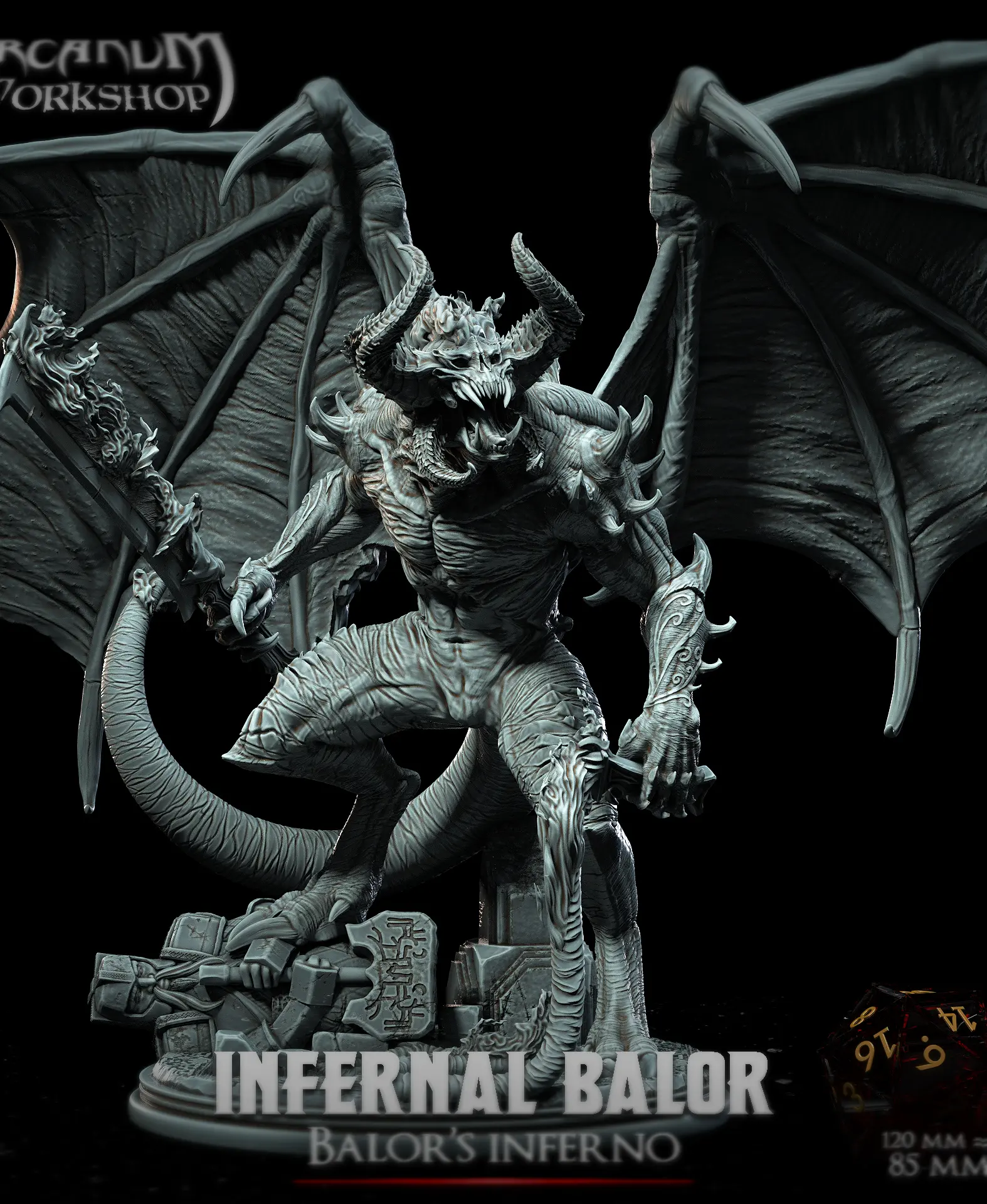 Great Balor Boss (90mm) 3d model