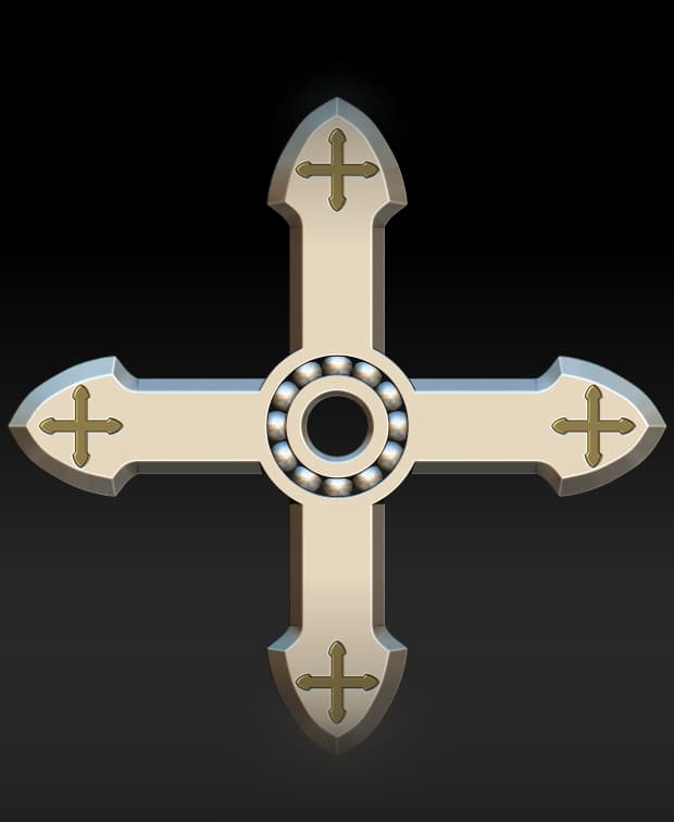 Larcade Cross Spinner Mini 3d model