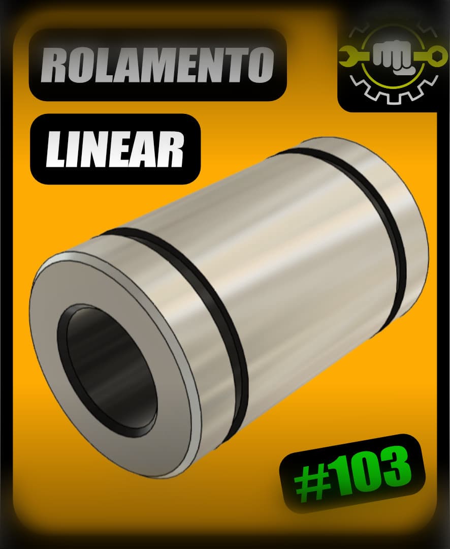 #103 Rolamento Lienar CNC + EBook Desenho Técnico. 3d model