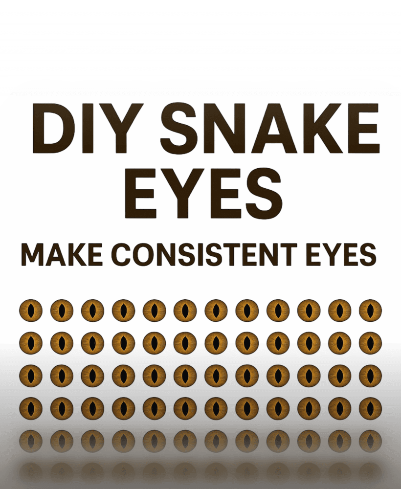 Printable Eye Sheet | RATTLESNAKE, HOGNOSE, BUSHVIPER, GABOON VIPER (Members Only) 3d model