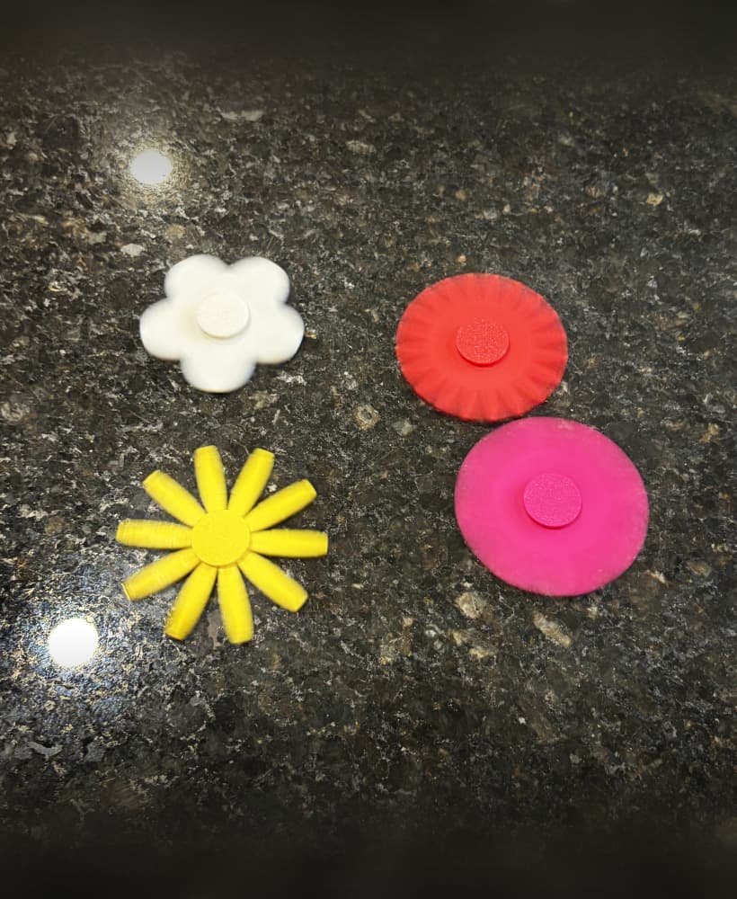 Flower's Fidget Spinner Pack 001 3d model