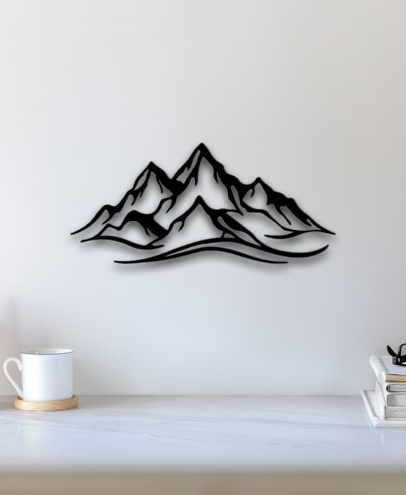 Mountain Wall Art 3d model