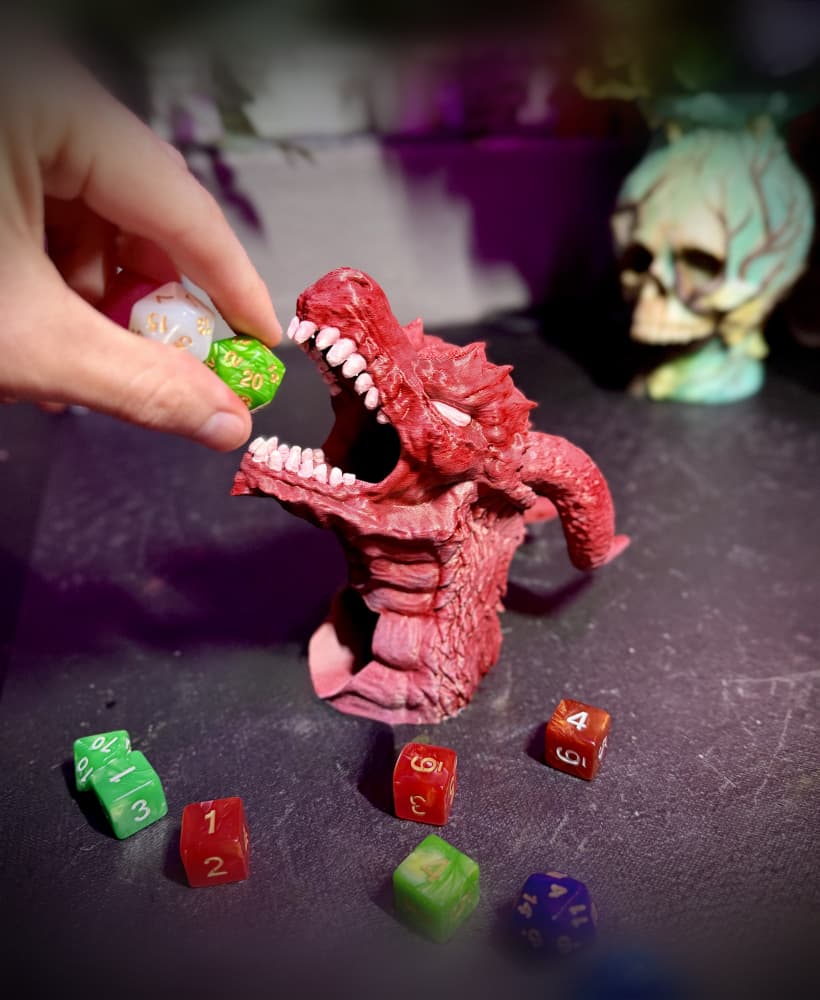 Dragon dice tower 3d model