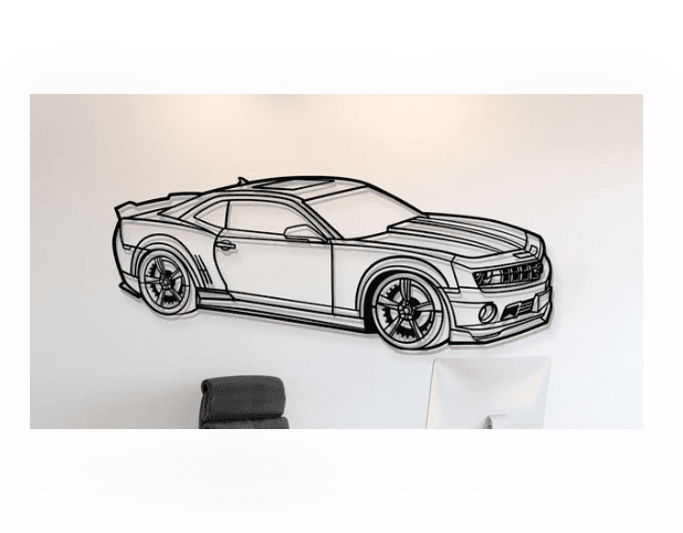 Chevrolet - Camaro SS 2010 Wall Art 3d model