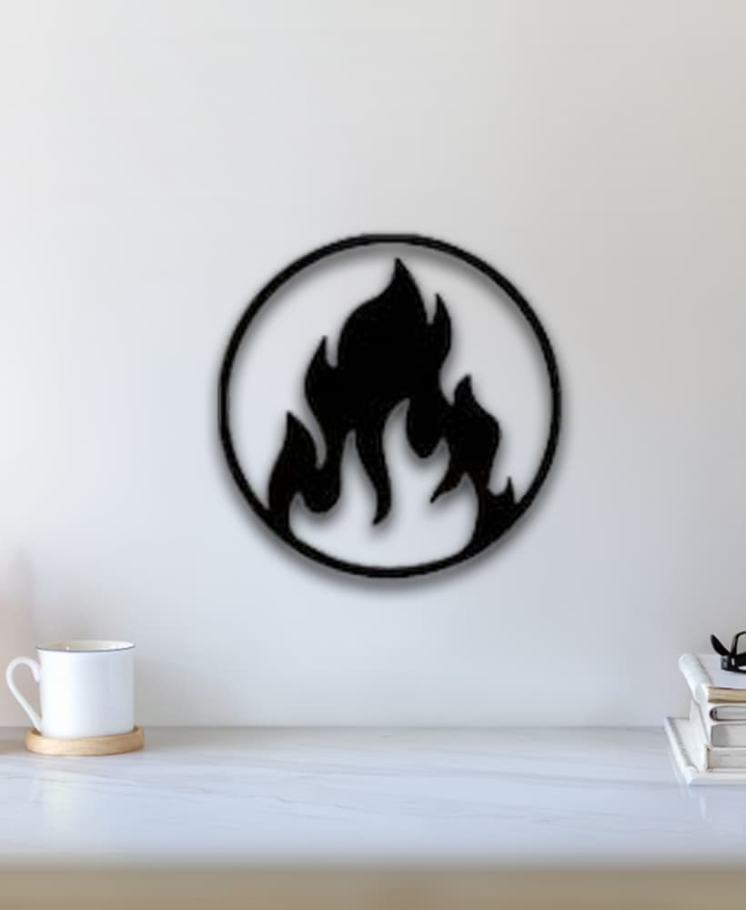 Fire Wall Art 3d model
