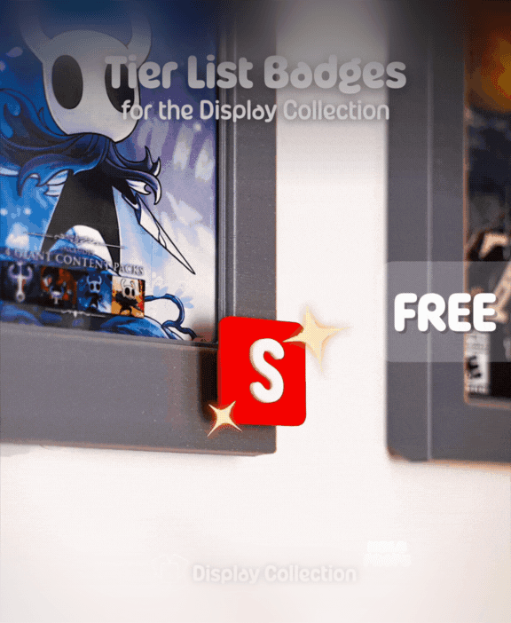 Tier List Badges | DISPLAY COLLECTION - Accessory Set 3d model