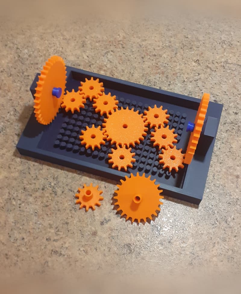 Gear Pathing Maze - concept level 3d model