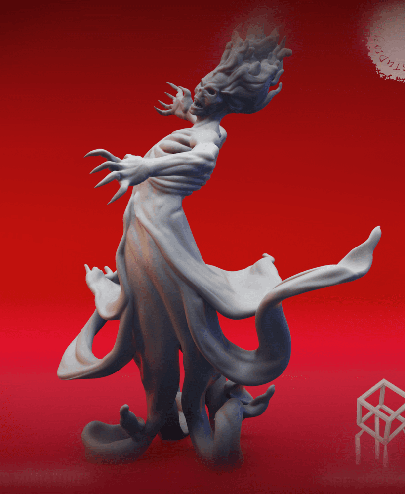 Specter - Tabletop Miniature (Pre-Supported) 3d model