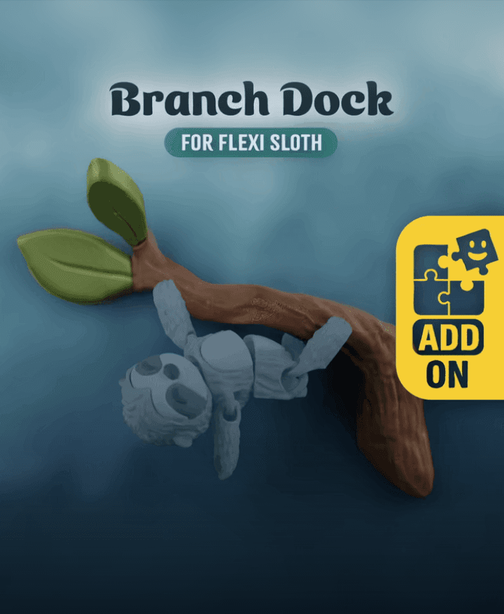 Flexi Sloth Branch Dock 3d model