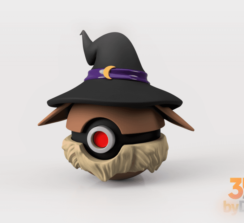 Eevee (Witch) Poke ball 3d model
