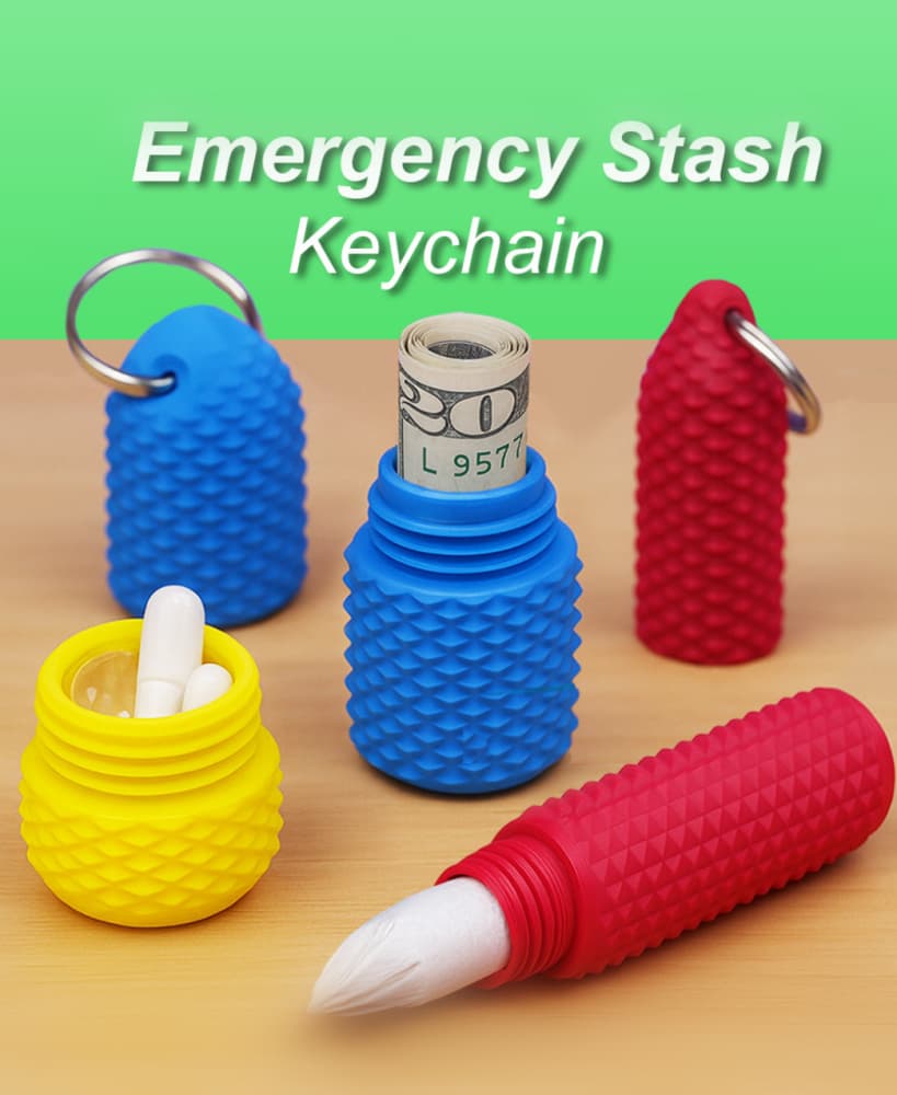 Emergency Stash Keychain 3d model