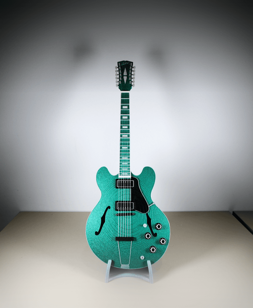 Gibson ES-335TD Guitar String Art - 50% scale 3d model