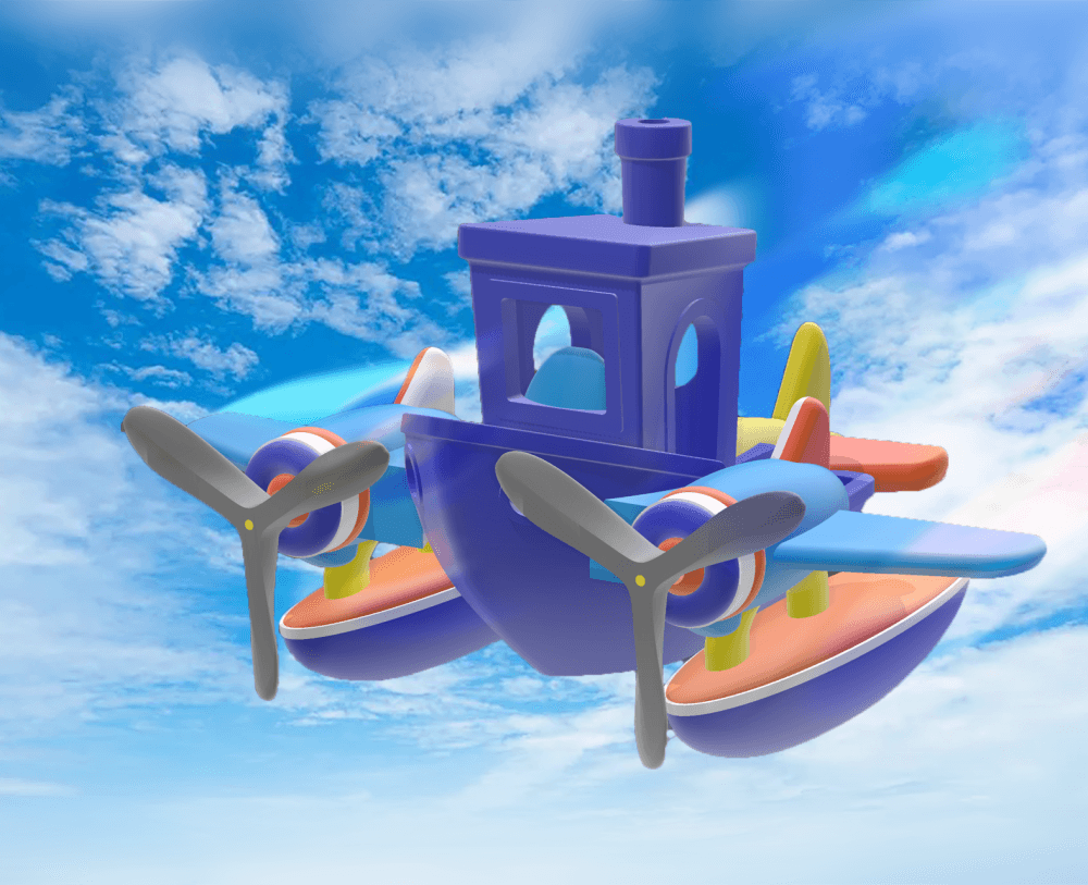 FloatBenchy 3d model