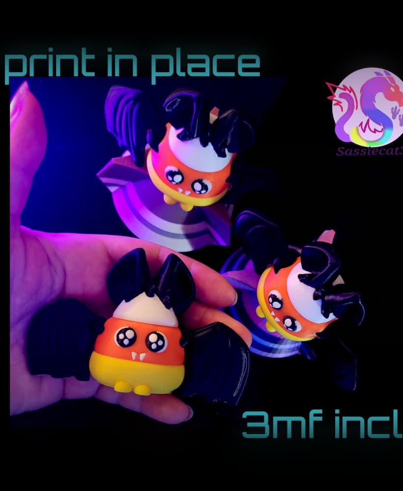 CandyCorn Bat *Personal use* 3d model