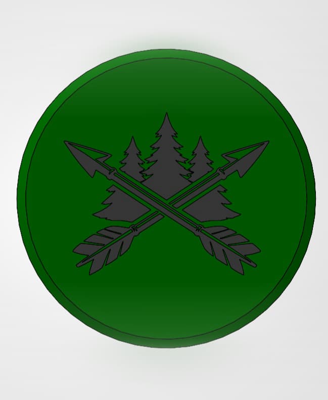 Ranger Dice Container And Tray Threaded 3d model