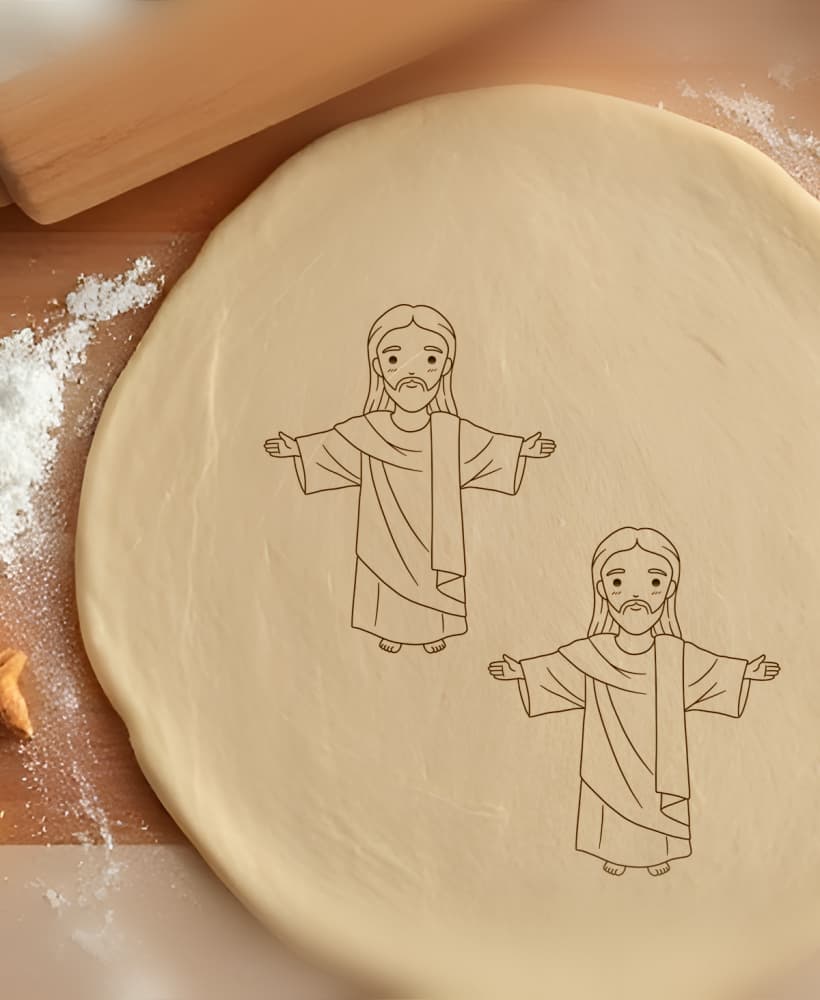 Christ The Reedemer Cookie Cutter, Biscuit Cutter 3d model