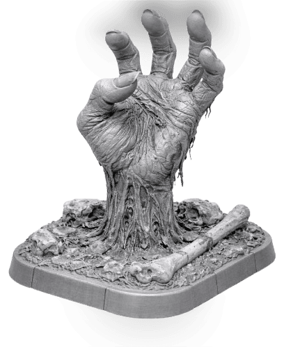 Zombie hand decoration 3d model