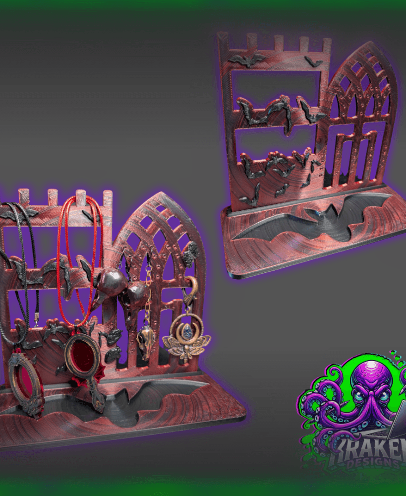 Gothic Cathedral Jewellery Hanger 3d model