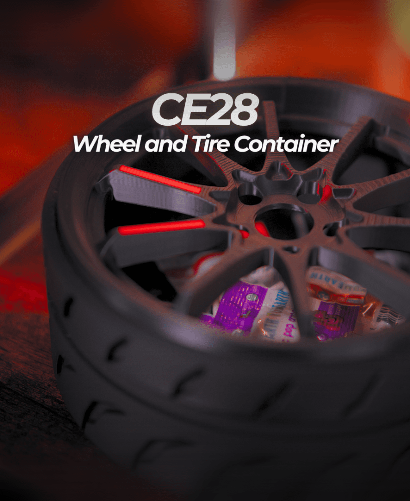 CE28 Wheel & Tire Coffee Table Organizer 3d model