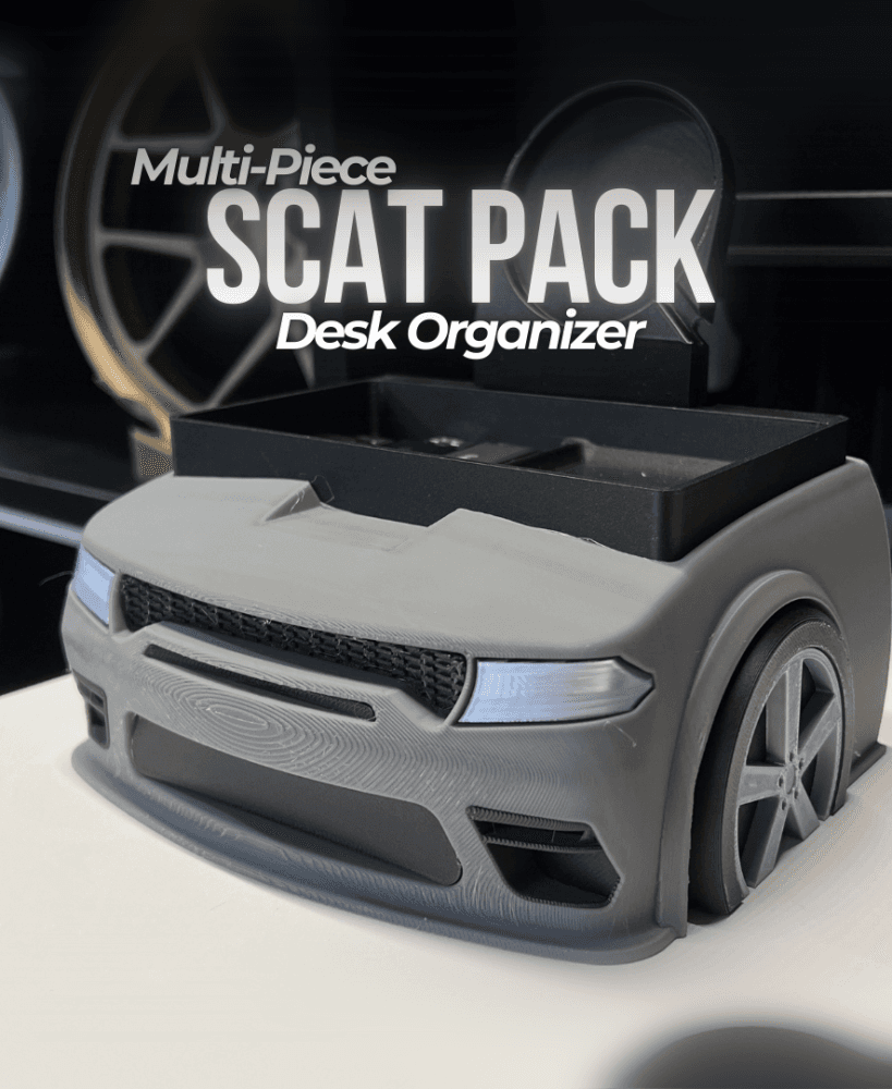 Scat Pack Desk Organizer 3d model