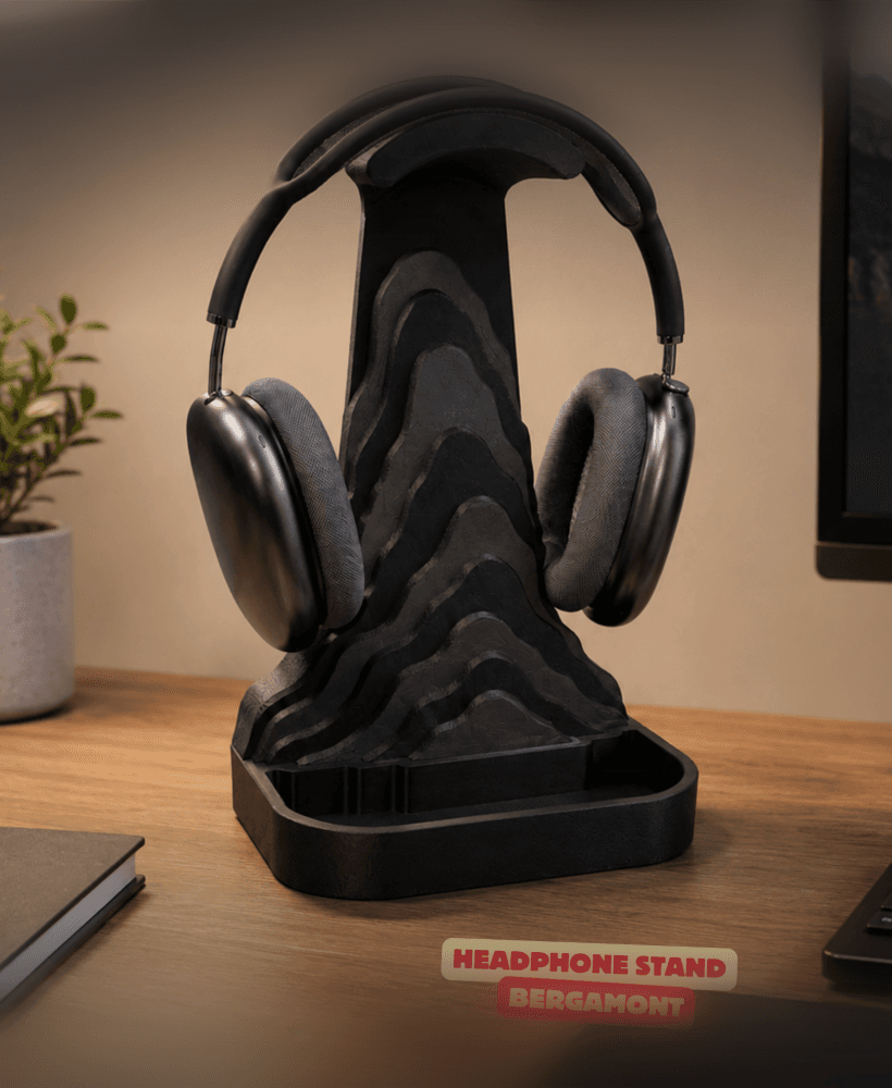 HEADPHONE STAND (BERGAMONT) / MODERN HOMEDECOR / HOME ESSENTIALS / OFFICE DESIGN ESSENTIALS 3d model