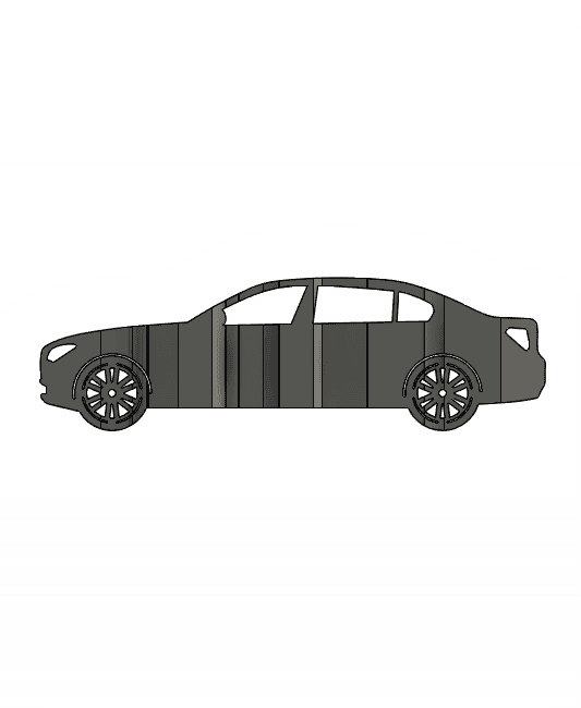 750 M sport 2013 3D Car Flip Art Desk Display 3d model