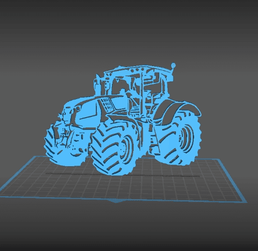 Tractor - Class Wall Art 3d model