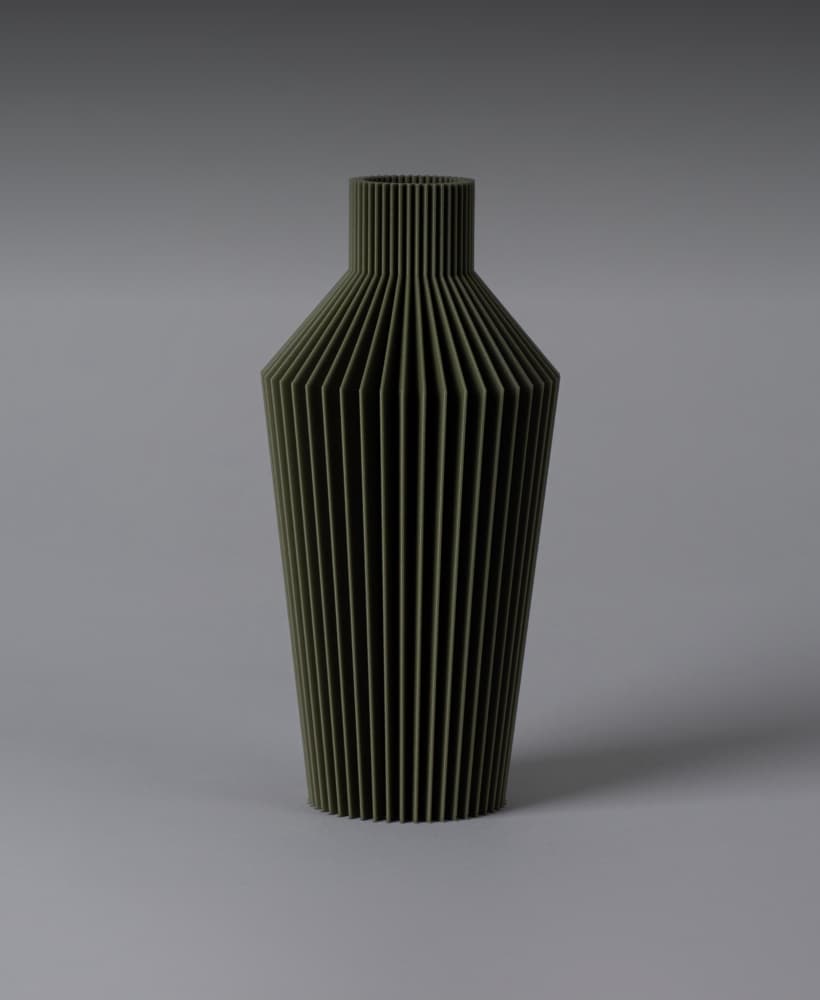 Vase SUJI - Geometric Origami Vase 3d model