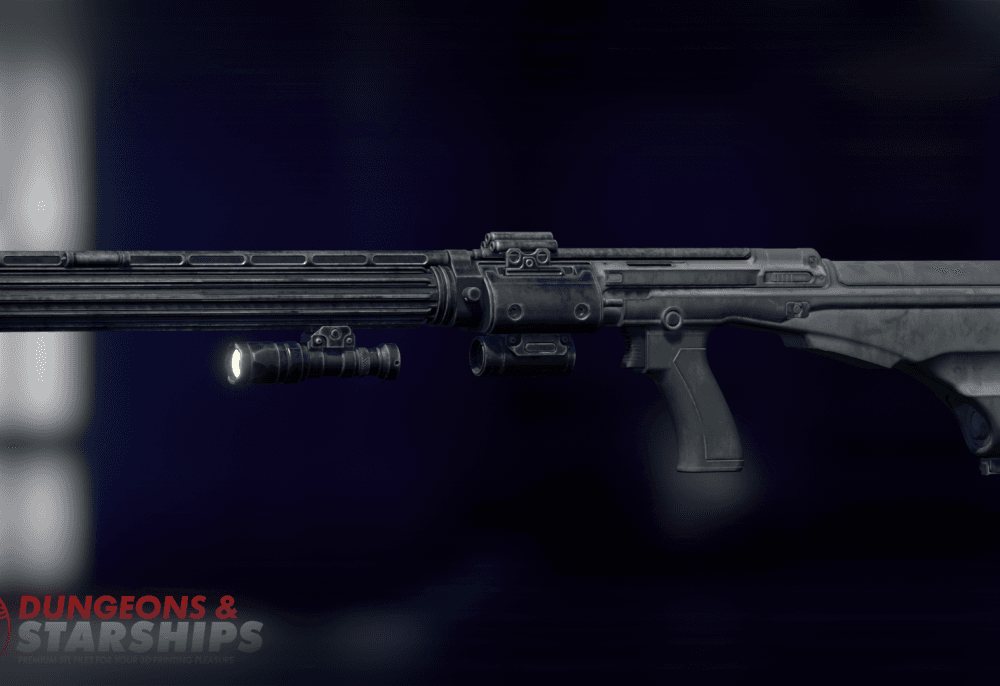 Dawnsorrow Rifle - Star Wars Galaxies 3d model