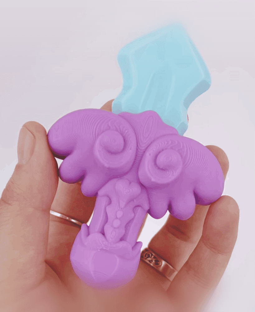 Chibi Sword + Keychain 3d model