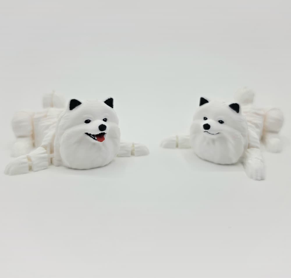 Flexi Pomeranian 3d model