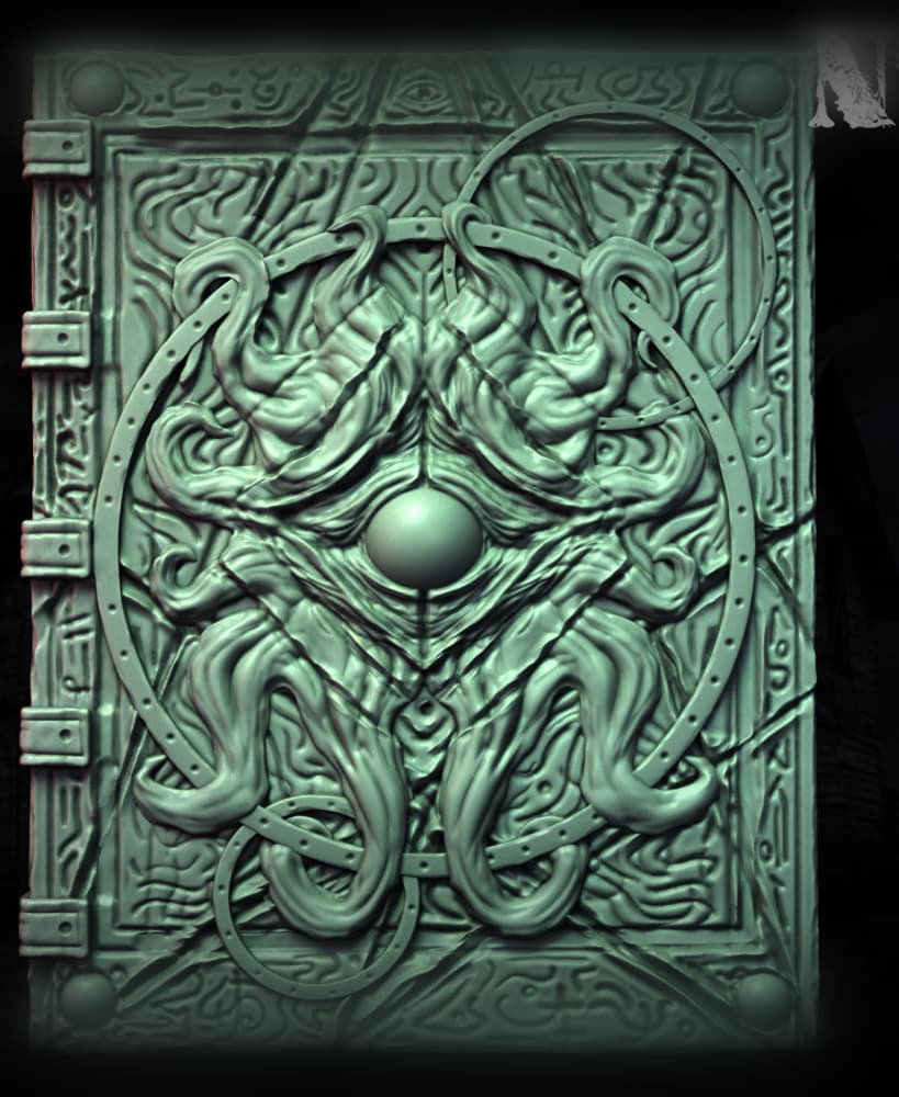 Necronomicon - Life size - Pocket size - Pendant 3d model