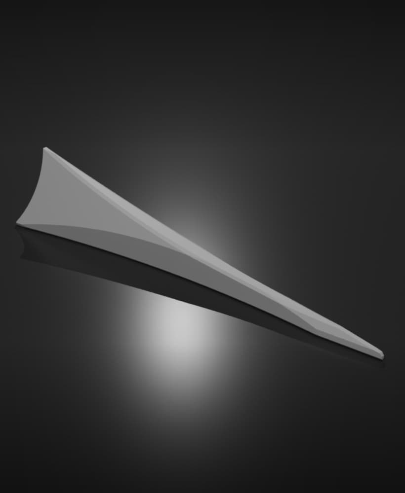 Triangular Golf Tee 3d model