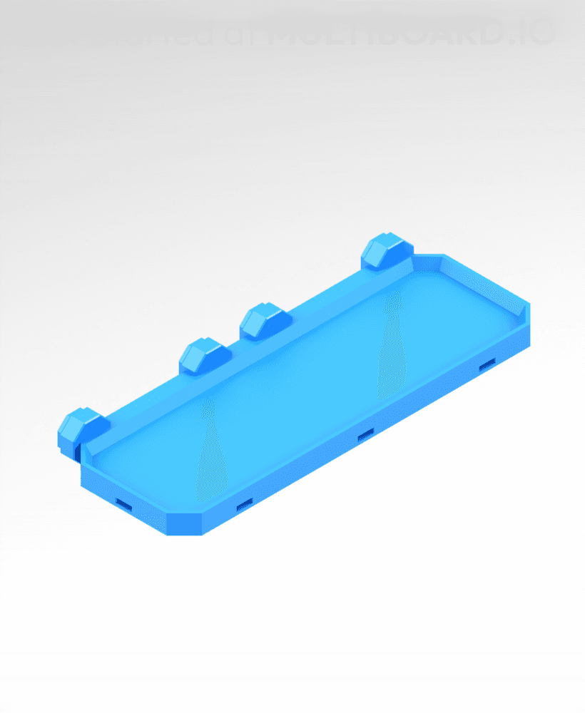 6x2 MU - Simple Bolt-Locked Shelf 3d model