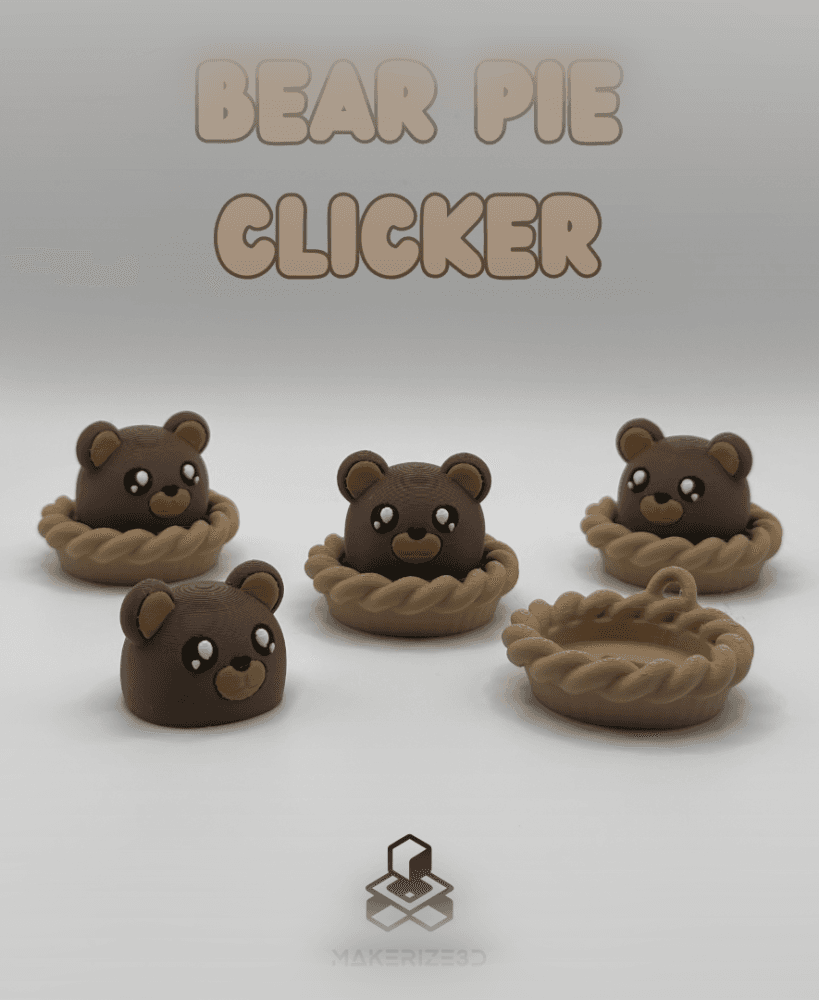 Bear Pie Clicker 3d model